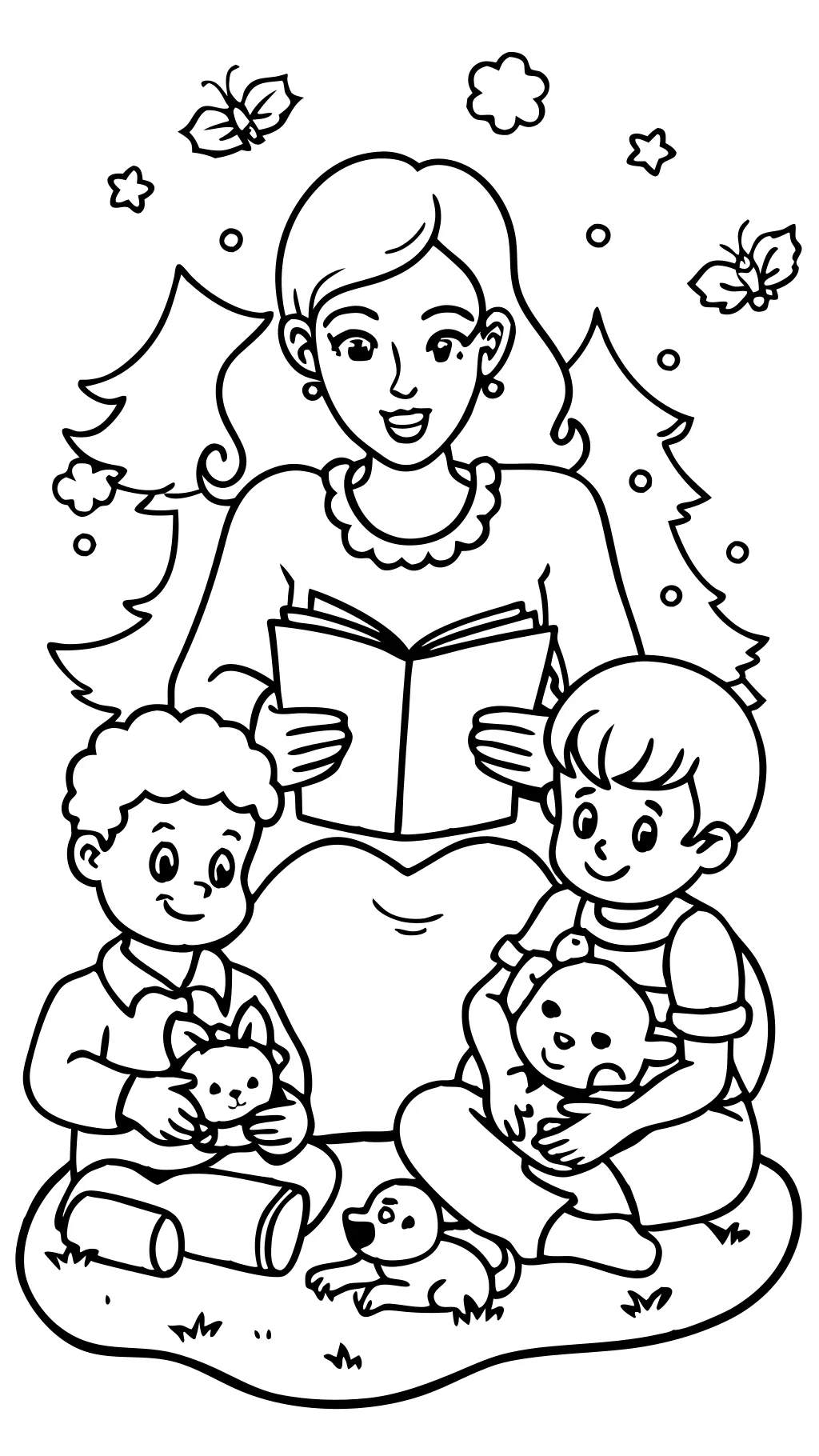 mother coloring pages